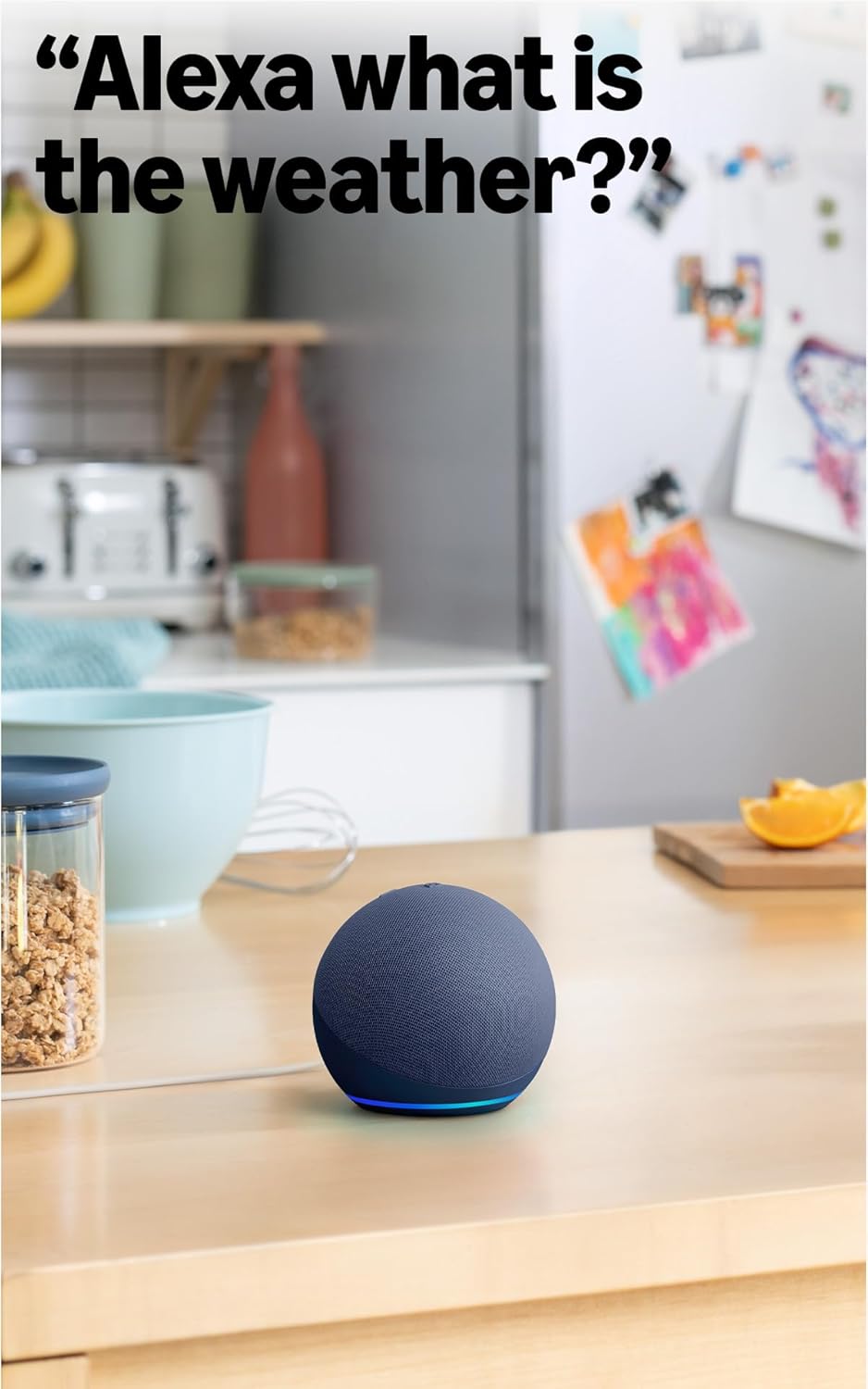 Amazon Echo Dot on a table