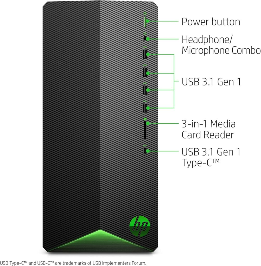 HP Pavilion Desktop TG01-0030 ports