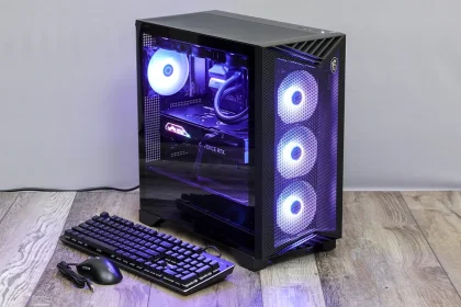 MSI Aegis R2 AI C2NVR9-1452US desktop on a table