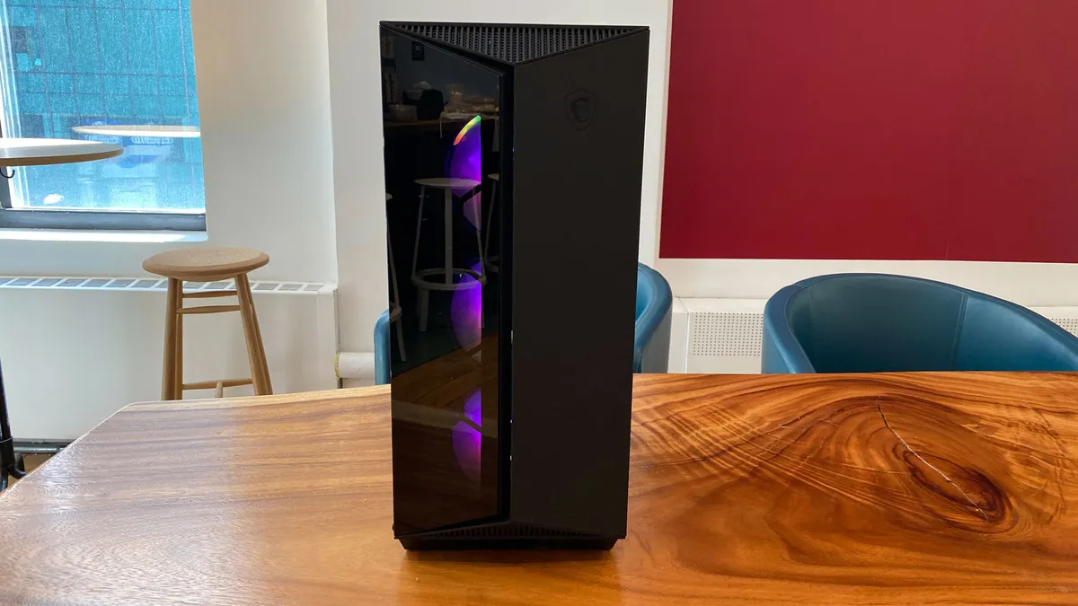 MSI Aegis ZS2 C7NVP-1435US Desktop on a table
