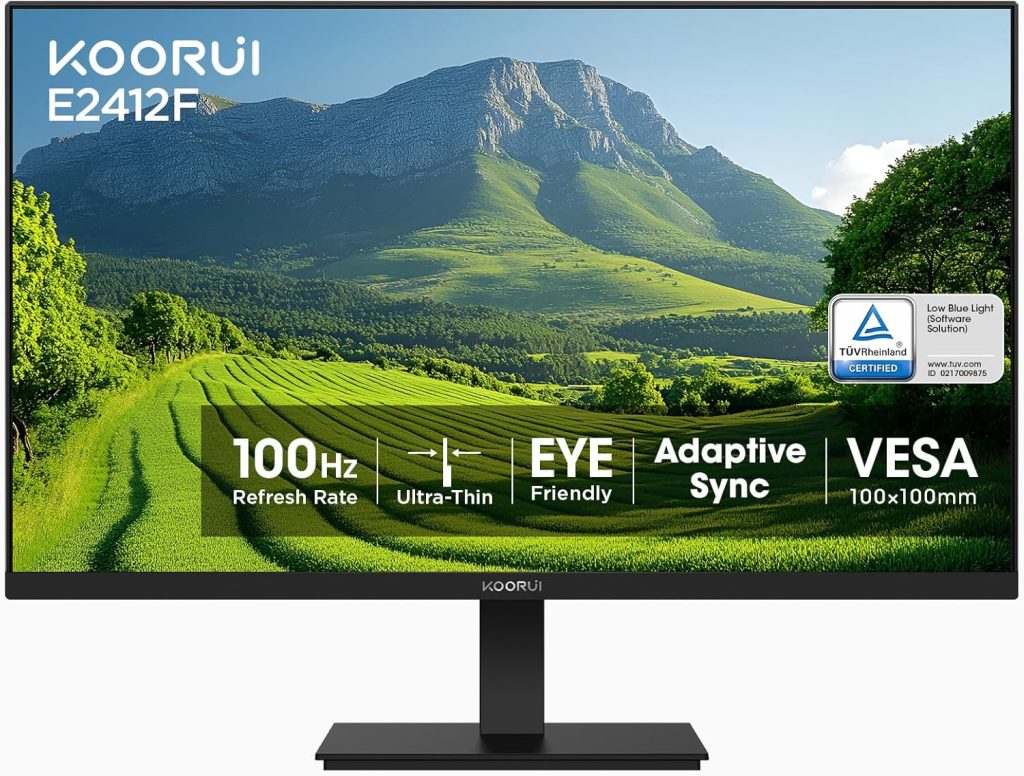 KOORUI E2412F Monitor front view